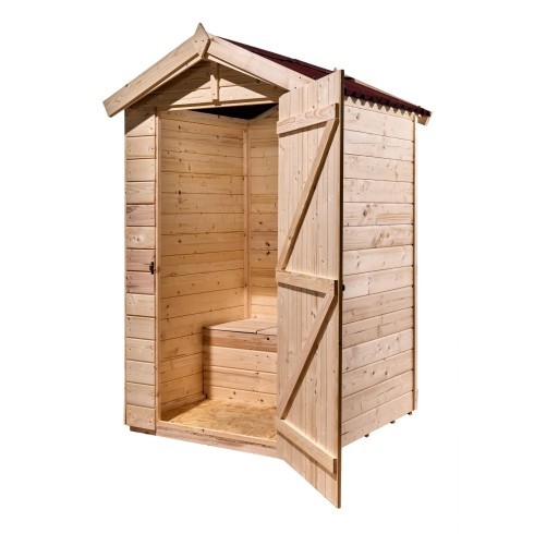 Casetta legno uso bagno - in,